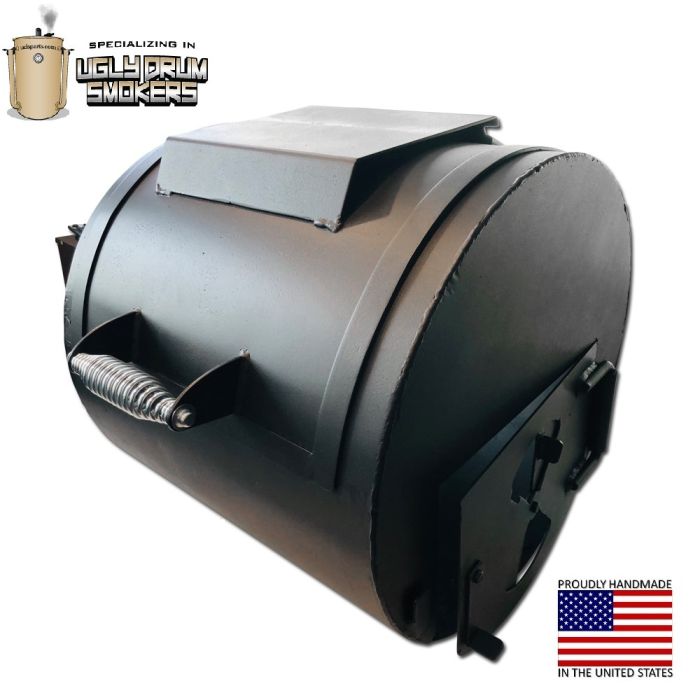 LavaLock® Horizontal Barrel cooker Fire Box, bolt on or weld on
